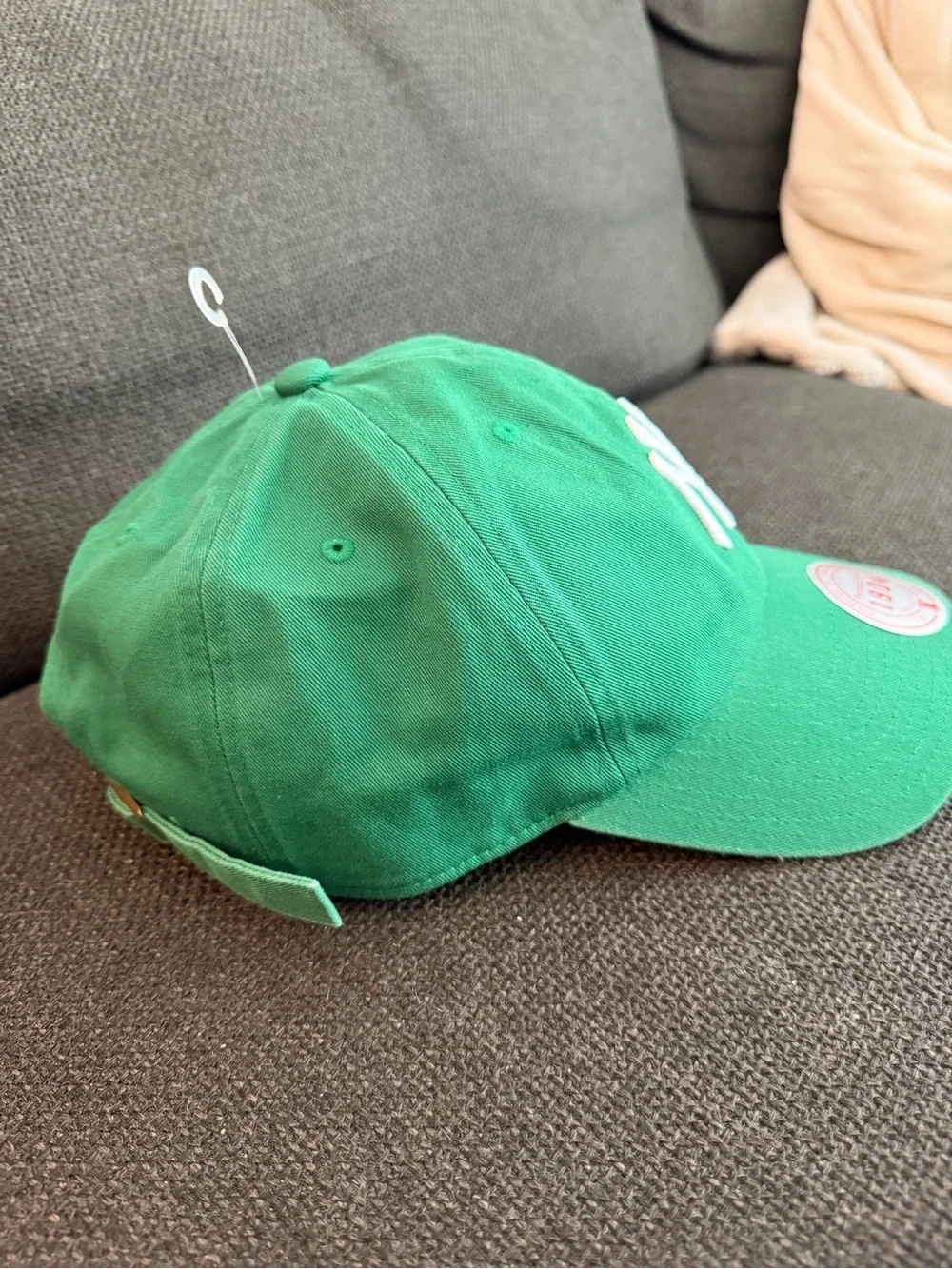 Urban Outfitters Green NY Yankees Baseball Cap with White NY Embroidery